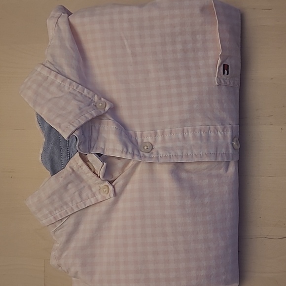 LIKE NEW Tommy Hilfiger Gingham Pink and White Button Down Shirt - Picture 11 of 11